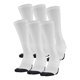 thumbnail image 1 of Calcetines Under Armour Performance Tech Crew, 6 pares, blancos, talla L, 1 of 7