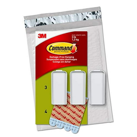 

Command Large Canvas Hangers Indoor Use 3-Hooks 4-Strips Decorate Damage-Free