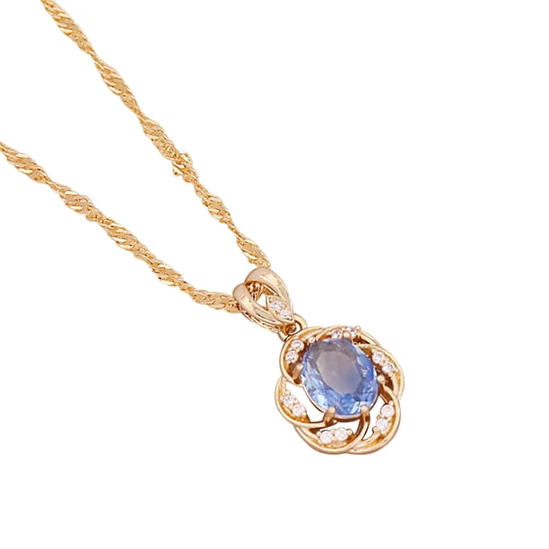 Xihbxyly Collar con Colgante de Flor de Sol Multicolor y Cristal para Mujer