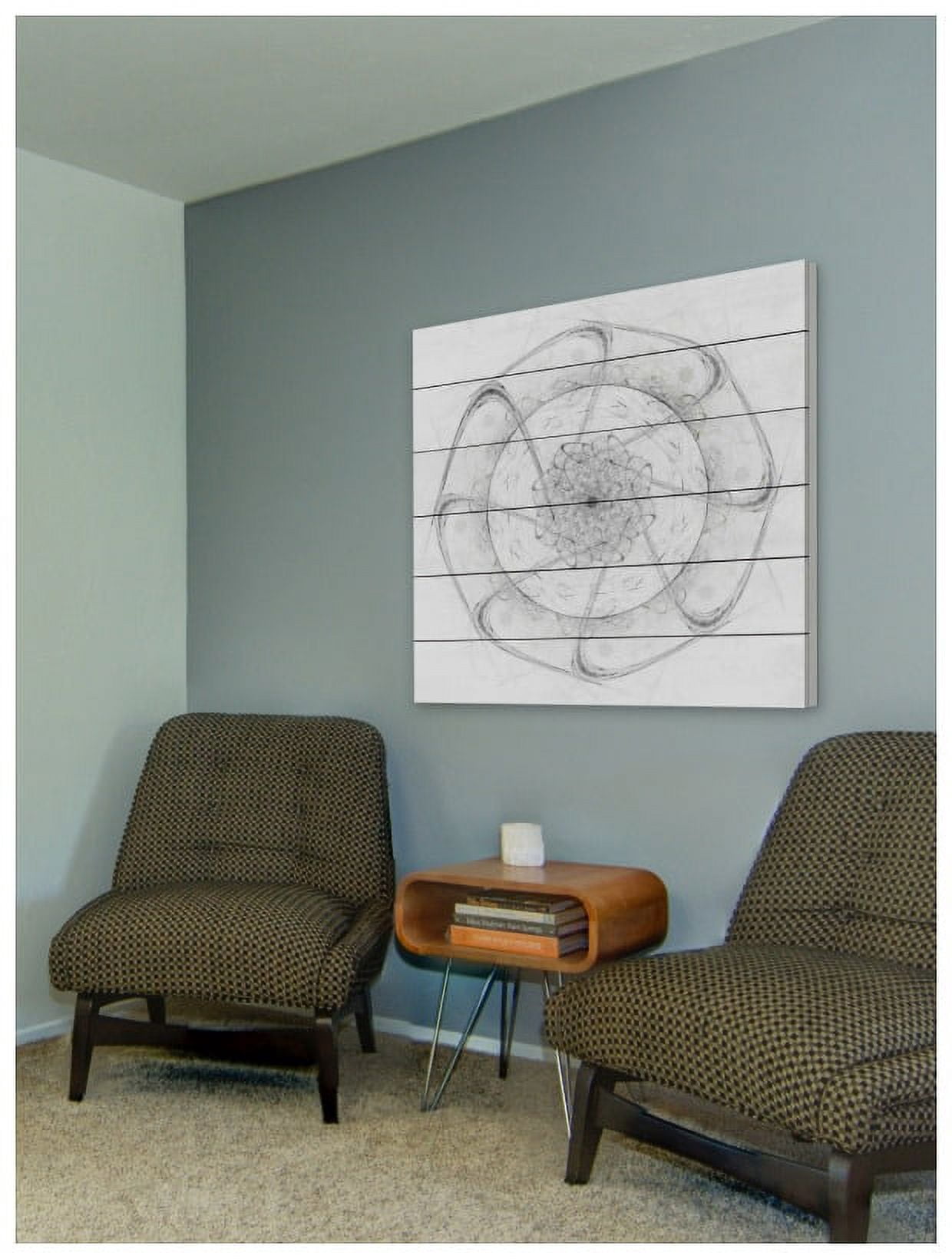 Marmont Hill Mh-Nnzupt- 14 - Ww - 40, 40" x 40" "Twisted Direction" Giclee Art Print On Wood