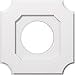 thumbnail image 3 of Ekena Millwork CMP16LE-07000 16 Po OD x 7 Po ID Carré Locke Architectural Grade PVC Contemporain Médaillon de Plafond, 3 of 4