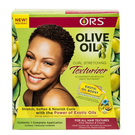 Olive Oil Curl Stretching Texturizer Kit - Small Section (Best Jheri Curl Kit)