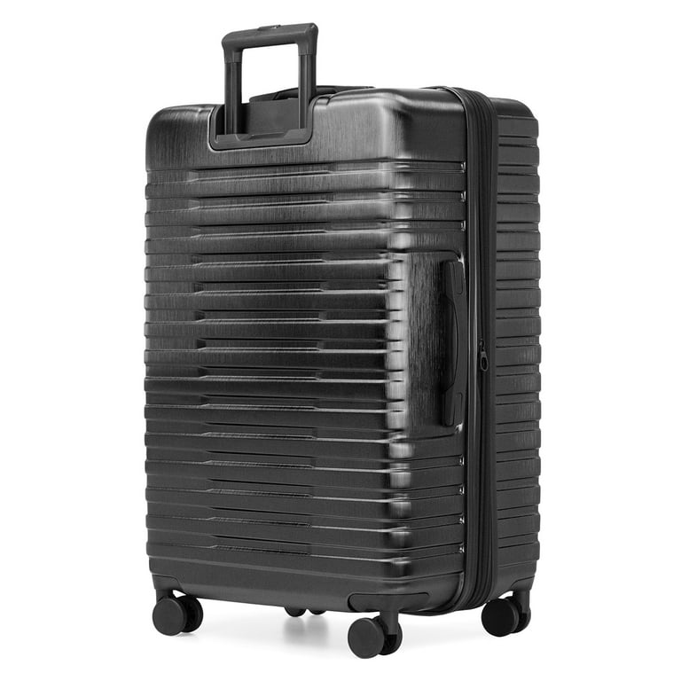 U.S. Traveler Boren Hardside Rugged Spinner Luggage Set w U.S. Traveler Boren Hardside Rugged Spinner Luggage Set w