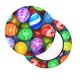 thumbnail image 2 of Disketp Colorful Easter Eggs1 Funda Redonda para Taburete, Funda de Cojín para Silla de Bar Suave y Elástica-12 inch, 2 of 7