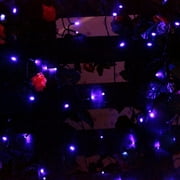 2 Pack Solar String Lights 72ft 22m 200 LED 8 Modes Solar Powered Outdoor Lighting Waterproof Christmas Fairy Lights for Xmas Tree Garden Homes Ambiance Wedding Lawn Party Decor (Purple)