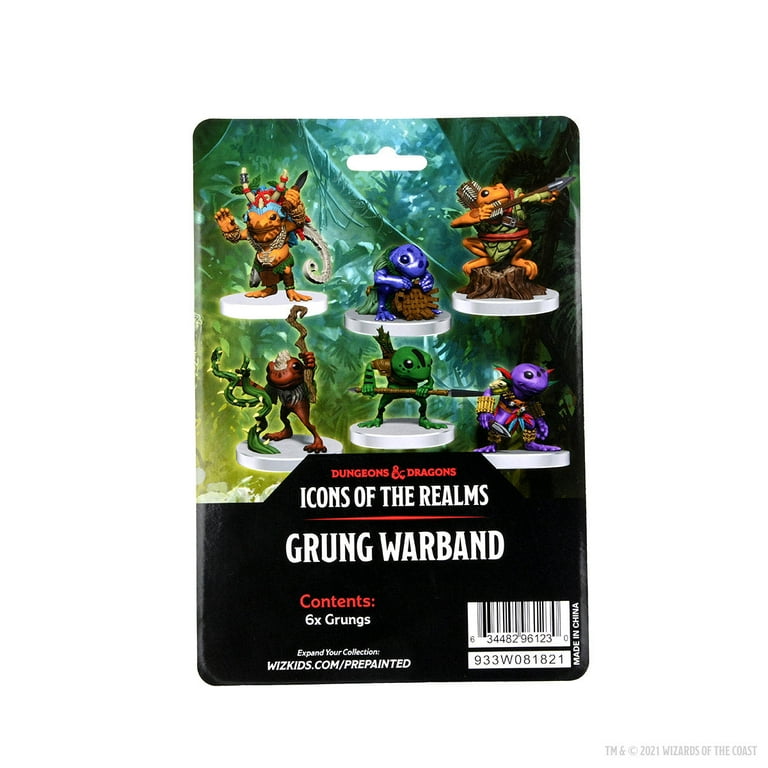 Dungeons and Dragons D&D Icons of the Realms Grung Warband Dungeons and Dragons D&D Icons of the Realms Grung Warband