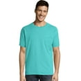 thumbnail image 1 of Hanes Mens ComfortWash Garment Dyed Short Sleeve Pocket Tee, 3XL, Mint, 1 of 3