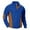 32#Blue, variant on Mens Henley Neck Corduroy Sweatshirt Long Sleeve Button Pullover for Men Casual Warm Fall Shirt with Elbow Patches Black XL