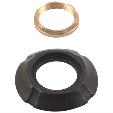 Delta Addison Handle Base, Gasket & Nut - Roman Tub Venetian Bronze