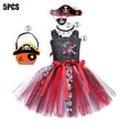 thumbnail image 3 of Disfraz de pirata de Halloween para niños, vestido de tutú, conjunto de pantalones para niños, ropa para fiesta de carnaval, Disfraces para niños, 3 of 5