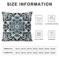 thumbnail image 5 of PHYHOO Short Plush Pillow Covers Beautiful Floral Square Pillow Case for Bedroom, Sofa, Car Decoration,Various sizes available, 5 of 5