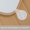 thumbnail image 6 of Unique Bargains 2-Pack Memory Foam Non-slip Washable Bath Toilet Pads Mats Rug Khaki 32"x20", 6 of 8