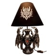 thumbnail image 1 of Ebros Gothic Climbing Dual Dragon Desktop Table Lamp Statue Decor & Shade 19"H, 1 of 7
