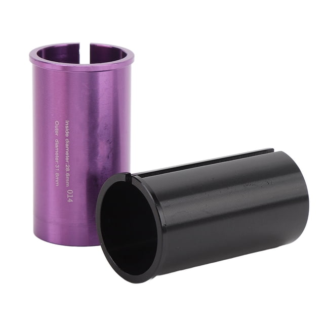 2PCS Seatpost Reducer Sleeve, Aluminum Alloy Tube Adapter Conversion Adapter for Mountain and Road Cycling