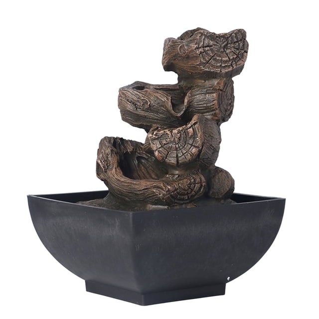Rocalla De Fuente De Mesa, Luces LED De Color De Resina De Estado De ánimo Relajantes Para Decoración De Oficina