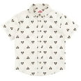 thumbnail image 4 of Disney Mickey Mouse Toddler Boys Button Down Shirt Twill Shorts Suspenders and Bow-Tie 4 Piece Outfit Set 3T, 4 of 5