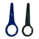 thumbnail image 1 of Herramienta de abridor de cubeta de plástico de 2 piezas, abridor de tapa de cubeta para cubeta de 5-10L, 18L 20L 25L 30L y 60L Gal, negro y azul, 56 Macarena Llave para abrir la tapa del balde, 1 of 8