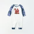 thumbnail image 2 of Odeerbi Christmas Pajamas For Family Boys Girls Trendyable Print Parent-child Suit Baby Blue, 2 of 7