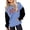 Blue, variant on uikmnh Girls Color Block Brooklyn New York Letter Print Pullover Hoodie Long Sleeve Pocket Sweatshirt Fall Winter Casual Tops Pink,3-4 Years