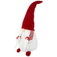 thumbnail image 4 of Northlight Standing Girl Gnome with Hands in Pocket Christmas Figure - 20.5" - Red and White, 4 of 6