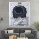thumbnail image 2 of Tarot Tapestry Moon Star and Sun Tapestry Divination Tapestry Wall Decor Bedroom Home Decor Mystic, 2 of 5