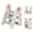 Pink, variant on Foldable Toddler Step Stool with 3 Non-Slip Steps, Adjustable Kids Helper Stool with Handles, PE Standing Tower for Bathroom Kitchen