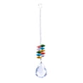 thumbnail image 1 of Cristal espumoso Adorno colgante Campanas Fabricante Reflector de lámpara solar Colgante Colgante Patio Boda Patio Ventana , mi 20x3cm BLESIY colgante colgante, 1 of 8