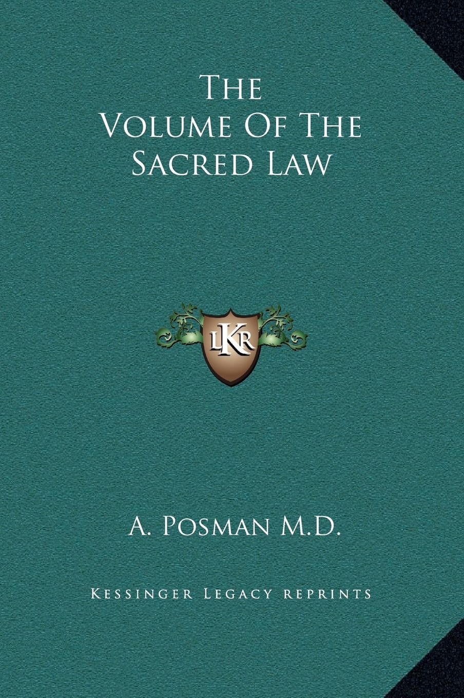 The Volume of the Sacred Law