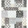 thumbnail image 3 of Retro Duvet Cover Set, Mixed Patchwork Trippy Abstract with Formless Color Lines Design, Decorative 3 Piece Bedding Set with 2 Pillow Shams, King Size, Multicolor, by Ambesonne, 3 of 3