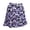 Dahila Purple/True Violet, variant on Monterey Club Women's Modern Floral Print Knit Skirt #2948