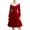 Red, variant on Womens Christmas Dress Vintage 50s Dresses Xmas Dress Color: Red Size: L