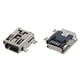 thumbnail image 1 of Conector de cargador mini USB tipo B hembra de 5 pines para montaje en placa PCB (10 unidades), 1 of 4