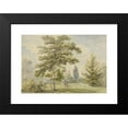 thumbnail image 2 of George Barret 18x14 Black Modern Framed Museum Art Print Titled - The Acacia Tree (Figures in a Park), 2 of 5