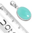 thumbnail image 2 of Natural Aqua Chalcedony Women Jewelry 925 Sterling Silver Pendant, 2 of 3