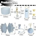 thumbnail image 2 of Flower Themed Accessory Set Includes Eight Pieces Designed Specifically For Enhancing Your Daily Essentials Experience, 2 of 7