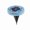 Blue, variant on User Friendly Solar Operated LED Light Round Shape Energy Saving Decorative Lighting Perfect for Lawn and Backyard