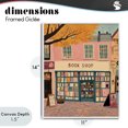 thumbnail image 4 of Stupell Industries Eclectic Fall Book Shop Facade White Framed Giclee Art, 11 x 14, by The Prints Vibe, 4 of 8