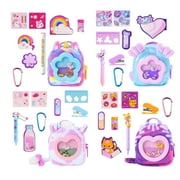 Real Littles Liquid Charms, Liquid Filled Micro-Sized Backpack, Reveal 6 Cute, Tiny Animal Themed Stationery Surprises, Styles Vary, Ages 6+