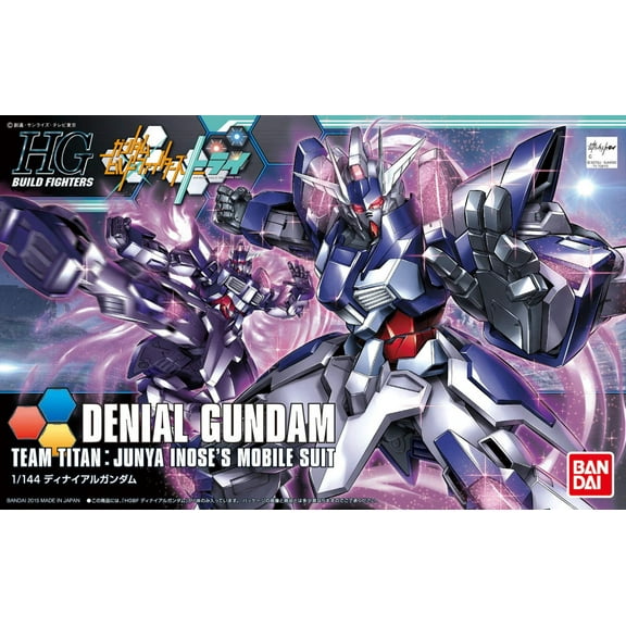 Bandai 2298771 1/144 HG #37 Denial Gundam Mobile Suit Build Fighters (Team Titan Junya Inose)