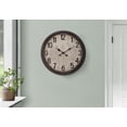 thumbnail image 3 of Clocks - 20" Round - Wall Clock - Antique Brown - Transitional, 3 of 6