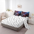 thumbnail image 5 of Manfei Game Console 7-Piece Bedding Comforter Set,Gamepad Gamer King Bedding Sets,Colorful Hexagon Bed Sheets For Kids,Super Cozy Room Decor Reversible, 5 of 8