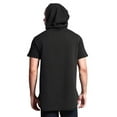 thumbnail image 5 of Njoeus White T Shirts for Men Workout Tops Men's Solid Pliad Hoodies Shirts Slim Fitting Hooded Tops Cotton Drawstring Short Sleeve Sports T-Shirt Casual Sweatshirt M-3Xl Short Sleeve Shirts for Men, 5 of 8