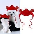 thumbnail image 2 of Pet Headdress New Year Style Holiday Dress Up Hand Knitting Cat Dog Woolen Yarn Hat Headwear Pet Accessories, 2 of 8