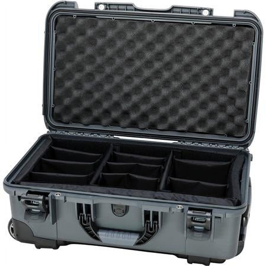Wheeled Series 935 Lightweight NK-7 Resin Waterproof Protective Case with Padded Dividers for DSLR Camera, 3 Lenses, Flash, Graphite - image 3 of 3