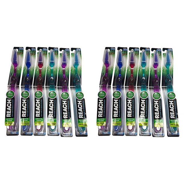 Reach RTBFIRM12 Toothbrush Firm Full Head 12 Brushes Hard