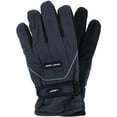 thumbnail image 1 of CTM®  One Size Microfiber Winter Ski Gloves with Wrist Strap (Men's), 1 of 2