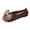 Brown, variant on Rokment Women's Lace Bowknot Vintage Mary Jane Ballet Flat Wide Width Comfortable Suede Slip on Walking Loafers Casual Dress Shoes for Bride