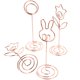 thumbnail image 4 of GOOHOCHY 4 soportes para números de mesa, soportes para tarjetas de lugar, soportes para números de mesa, soportes para tarjetas de mesa, clips para fotos, 4 of 8