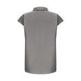 thumbnail image 4 of Blouses pour Femmes, Mode Décontractée Confortable Imprimé Col Rabattu Manches Courtes Haut Blouse T-Shirt, 4 of 5