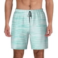 thumbnail image 2 of Picia Blue Bright pattern Mens Swim Trunks with Compression Liner Stretch Beach Shorts Quick Dry with Zipper Pockets No-Chafing Board Shorts-XX-Large, 2 of 9